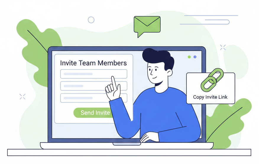 Invite team members